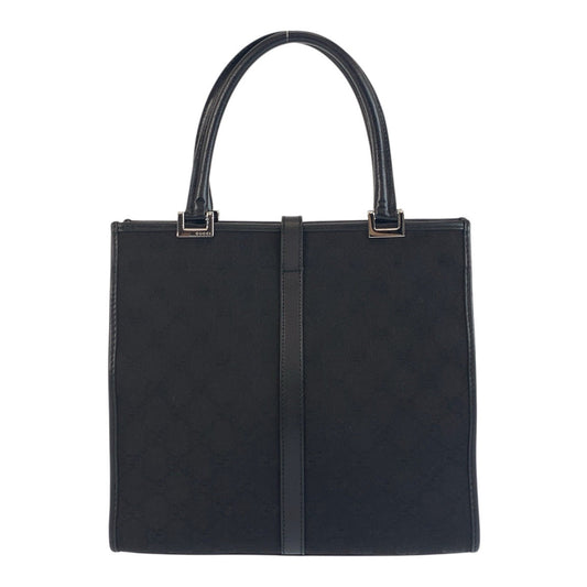 GUCCI Handbag 002 1065 GG canvas, leather black Handbag Tote Bag Jackie Women Used Authentic
