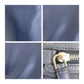PRADA Tote Bag 7B leather Navy SilverMetal Tote Bag handbag Safiano Triangle With logo mens Used Authentic