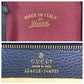 GUCCI Tote Bag 354408 leather Pink Blue Gold Metal Tote Bag Shoulder Bag Swing Women Used Authentic