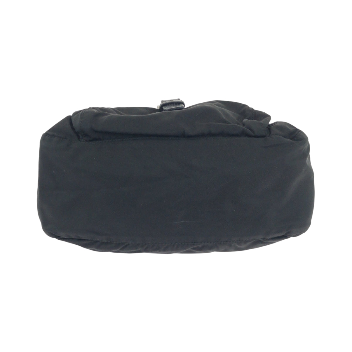 PRADA Shoulder Bag Nylon black Shoulder Bag pochette Test Triangle With logo mens Used Authentic
