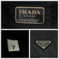 PRADA Shoulder Bag Nylon black Shoulder Bag pochette Test Triangle With logo mens Used Authentic
