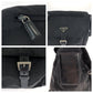PRADA Shoulder Bag Nylon black Shoulder Bag pochette Test Triangle With logo mens Used Authentic
