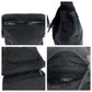 PRADA Shoulder Bag Nylon black Shoulder Bag pochette Test Triangle With logo mens Used Authentic