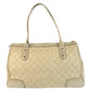 GUCCI Tote Bag 177052 leather beige Tote Bag Shoulder Bag Guccishima Princey Women Used Authentic