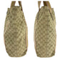 GUCCI Tote Bag 189669 GG canvas Beige gold pink Tote Bag Shoulder Bag Sherry line Women Used Authentic