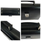 PRADA Business bag leather Black SilverMetal Business bag handbag Safiano logo mens Used Authentic