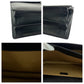 PRADA Business bag leather Black SilverMetal Business bag handbag Safiano logo mens Used Authentic
