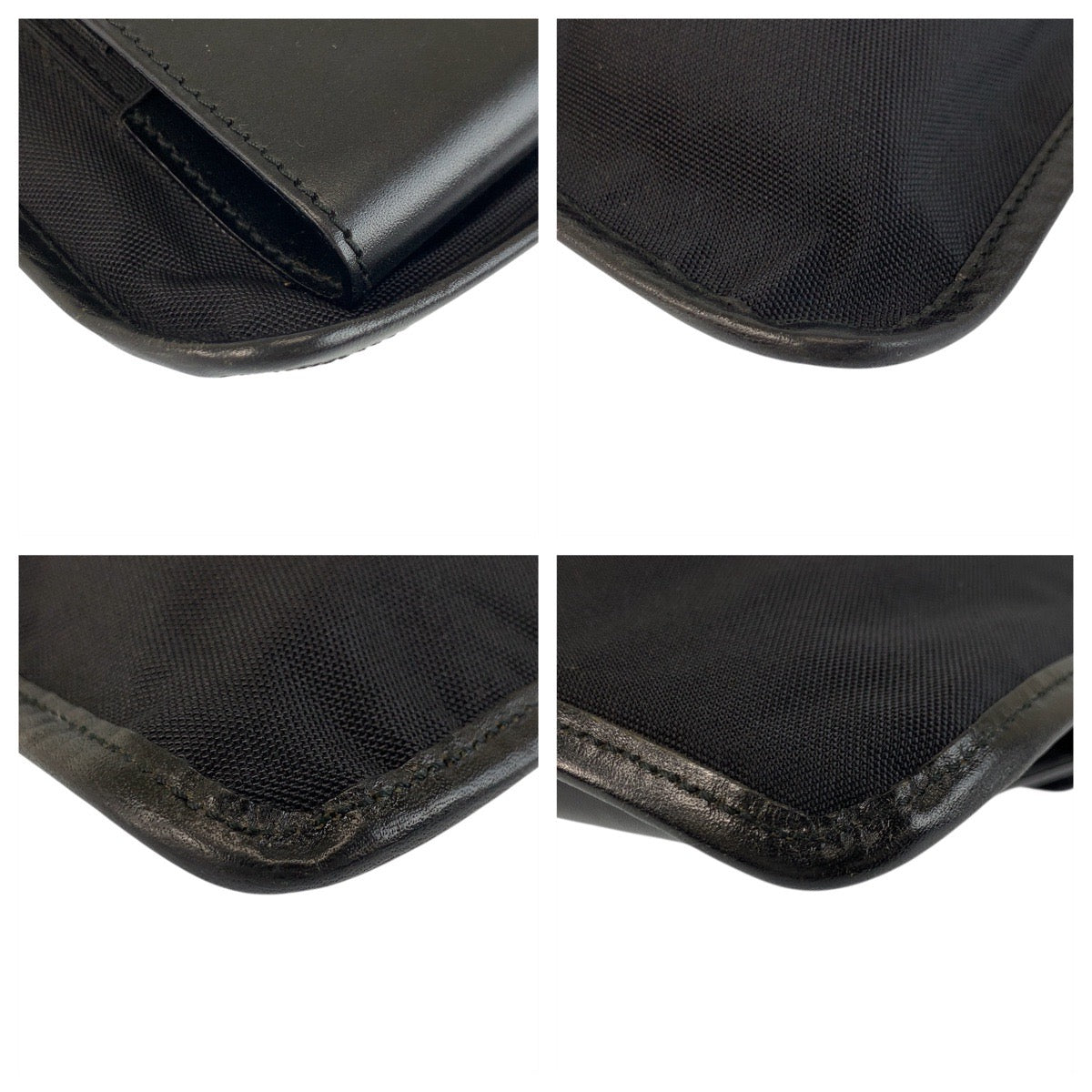 GUCCI Shoulder Bag 019 0335 Nylon, Leather black Shoulder Bag Messenger bag mens Used Authentic