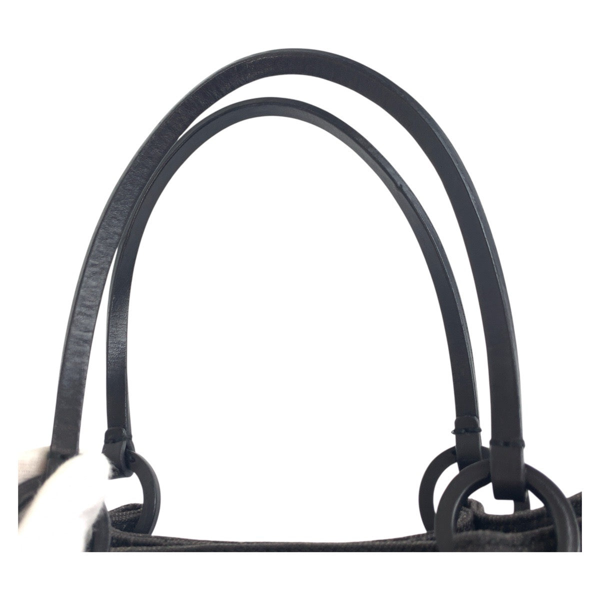 GUCCI Tote Bag 101920 GG canvas, leather Black black Tote Bag Shoulder Bag Women Used Authentic