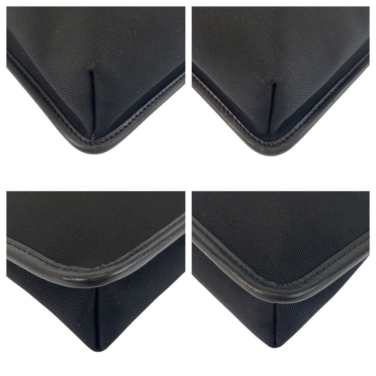 GUCCI Shoulder Bag 92562 Nylon, Leather black Shoulder Bag pochette mens(Unisex) Used Authentic
