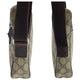 GUCCI Shoulder Bag 101680 GG Supreme Canvas Beige Brown SilverMetal Shoulder Bag pochette Women Used Authentic