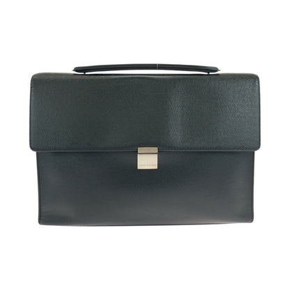 LOUIS VUITTON Business bag M30772 Taiga Ardoise Black SilverMetal Business bag handbag Taiga Angara mens Used Authentic