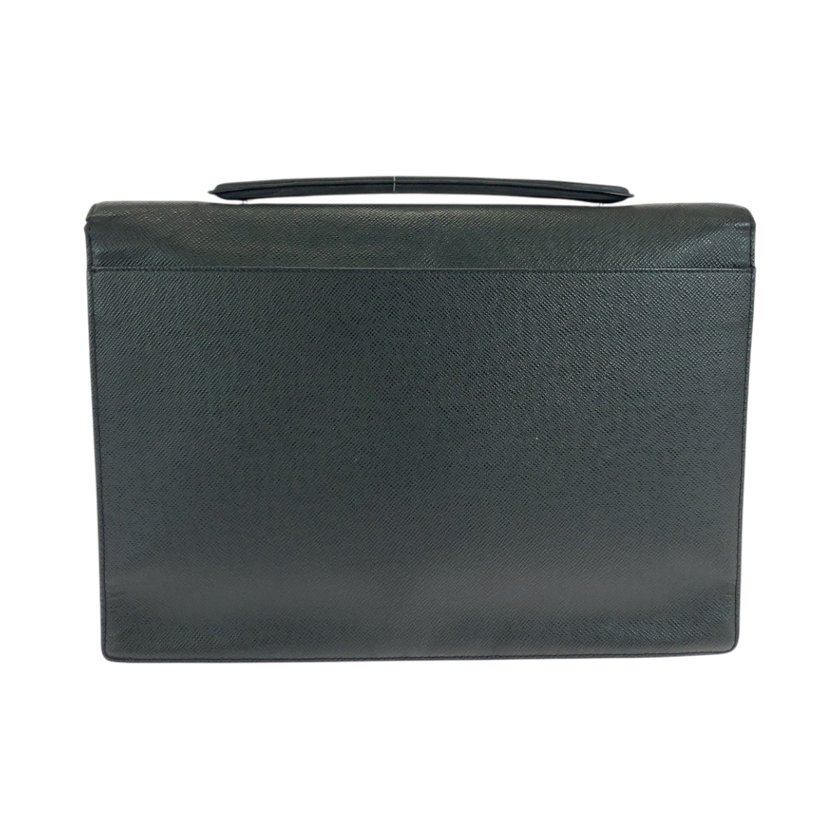 LOUIS VUITTON Business bag M30772 Taiga Ardoise Black SilverMetal Business bag handbag Taiga Angara mens Used Authentic