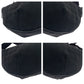 GUCCI Shoulder Bag 181092 GG canvas Black SilverMetal Shoulder Bag Crossbody Women Used Authentic