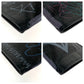 BALENCIAGA Clutch bag 443658 1060 leather black Clutch bag business bag graffiti print Women Used Authentic