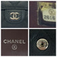 CHANEL Tri-fold wallet lambskin black Folding wallet Compact wallet Matrasse COCO Mark Women Used Authentic