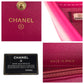 CHANEL Long Wallet Purse leather Pink Gold Metal Long Wallet Purse COCO Mark Women Used Authentic