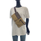GUCCI Sling bag 28566 GG canvas, leather Beige Brown SilverMetal Sling bag waist pouch unisex mens Used Authentic