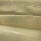 BALENCIAGA Clutch bag 492681 Mouton White SilverMetal Clutch bag unisex Shearing logo mens Used Authentic