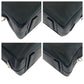PRADA Business bag leather black Business bag briefcase Safiano Triangle With logo mens Used Authentic
