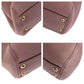 GUCCI Handbag 336082 leather Pink Brown SilverMetal Handbag Tote Bag Bamboo Women Used Authentic