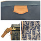 Dior Boston Duffel bag leather Navy Brown Gold Metal Trotter