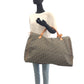 Dior Boston Duffel bag leather Navy Brown Gold Metal Trotter