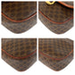 CELINE Shoulder Bag MO7 PVC, Leather Brown Gold Metal Shoulder Bag pochette Macadam Women Used Authentic