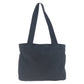 PRADA Shoulder Bag Nylon Black SilverMetal Test Triangle With logo Women Used Authentic