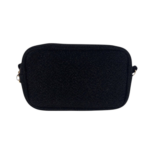 CHANEL Shoulder Bag canvas black Holiday Limited Novelty With charm
