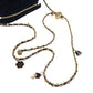 CHANEL Shoulder Bag canvas black Holiday Limited Novelty With charm