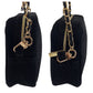 CHANEL Shoulder Bag canvas black Holiday Limited Novelty With charm