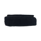 CHANEL Shoulder Bag pile Black White SilverMetal novelty COCO Mark