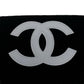 CHANEL Shoulder Bag pile Black White SilverMetal novelty COCO Mark