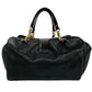 LOEWE Handbag leather black Laura 33 Women Used Authentic