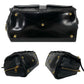 LOEWE Handbag leather black Laura 33 Women Used Authentic