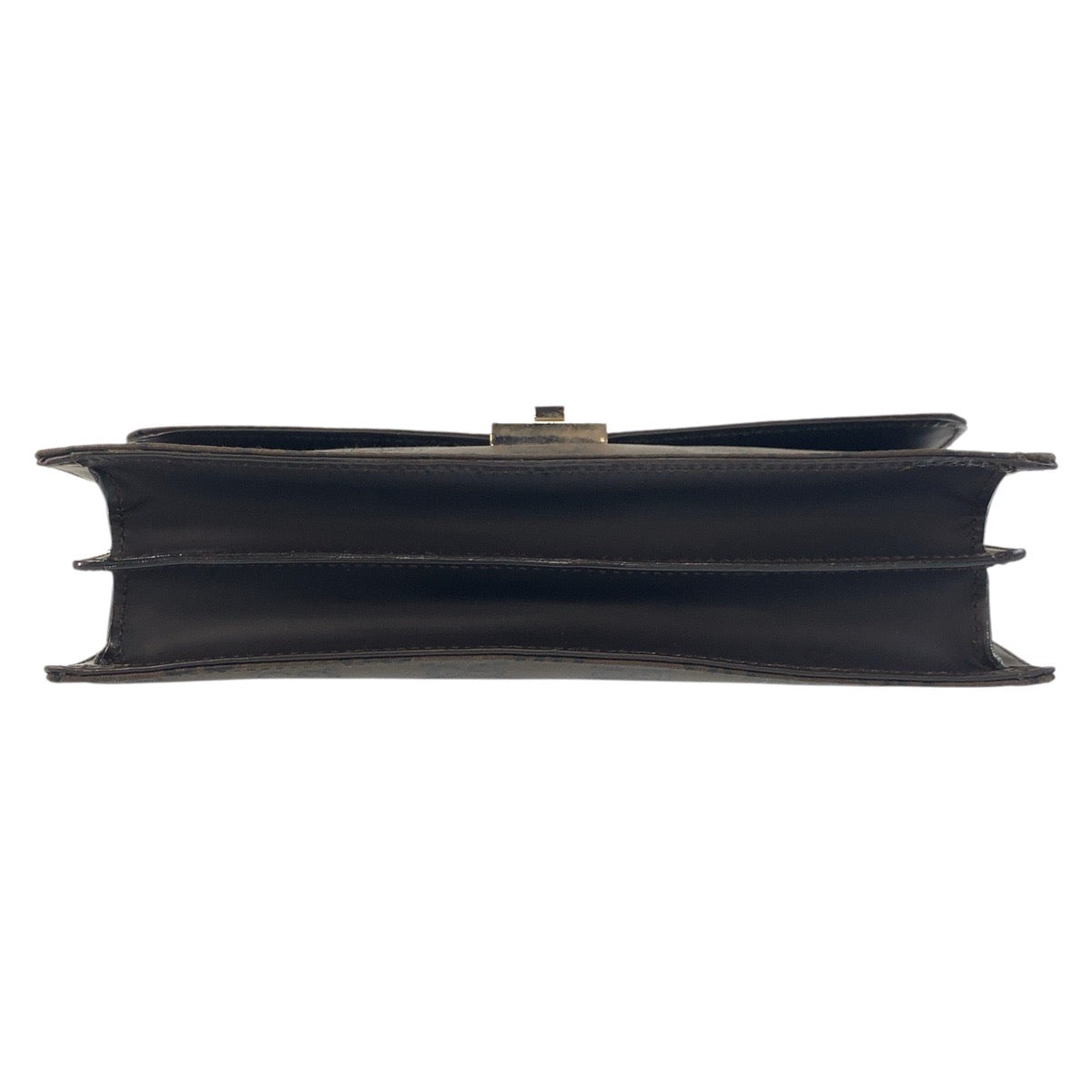 GUCCI Clutch bag 018 1600 Nylon Brown Silver Metal Clutch bag business bag GG pattern mens Used Authentic
