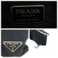 PRADA Tote Bag Nylon black Tote Bag handbag Test Triangle With logo Women Used Authentic