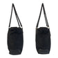 PRADA Shoulder Bag Nylon Black SilverMetal Test Triangle With logo Women Used Authentic