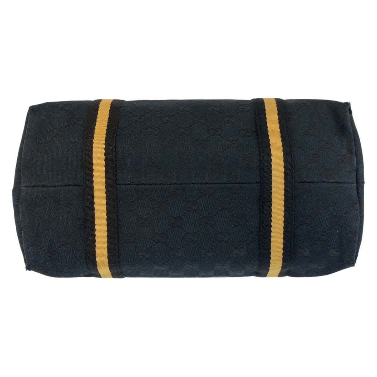 GUCCI Tote Bag 139260 GG canvas Black GoldMetal Tote Bag Shoulder Bag Sherry line Women Used Authentic
