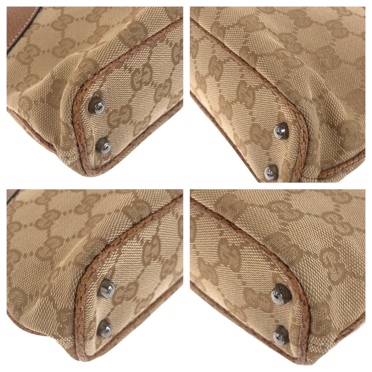 GUCCI Tote Bag 113015 GG canvas beige