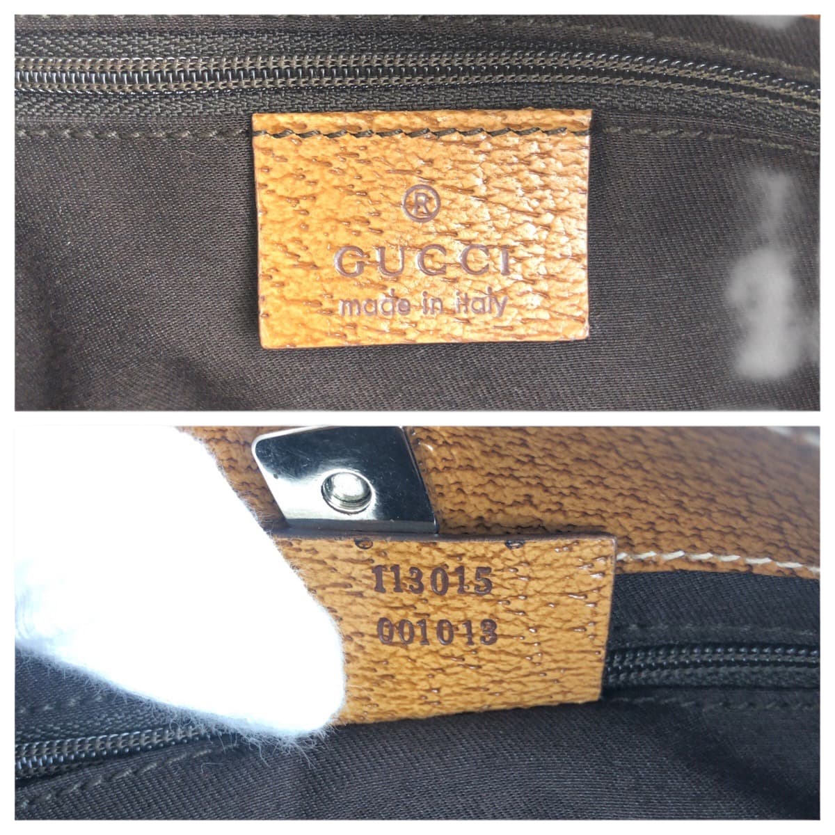 GUCCI Tote Bag 113015 GG canvas beige