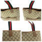 GUCCI Tote Bag 39 02 003 GG Supreme Canvas Beige brown green red Tote Bag Shoulder Bag Old Gucci Shelly Line Women Used Authentic