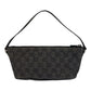 GUCCI Handbag 07198 GG canvas, leather black Handbag accessory pouch Women Used Authentic