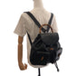 GUCCI Backpack 003 1119 0016 leather Black GoldMetal Backpack Backpack Bamboo Women Used Authentic