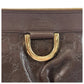 GUCCI Shoulder Bag 203257 leather Brown Gold Metal Shoulder Bag pochette Gucci Shima Abbey Women Used Authentic