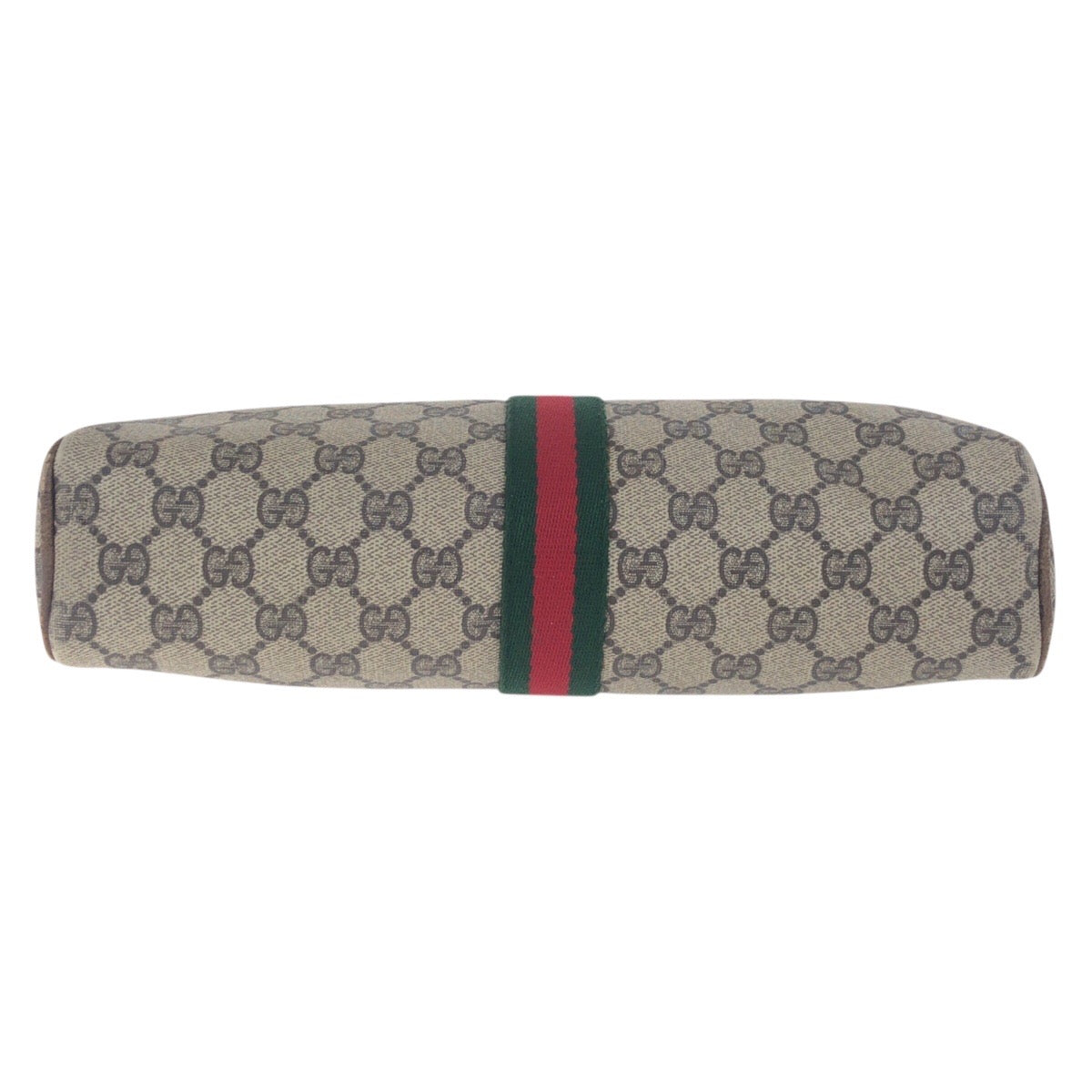 GUCCI Clutch bag 001 312 0470 GG Supreme Canvas beige Clutch bag business bag Old Gucci Shelly Line mens Used Authentic