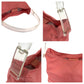 PRADA Shoulder Bag Nylon Pink clear Shoulder Bag Shoulder Bag Test Triangle With logo Women Used Authentic