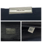 PRADA Tote Bag Velor Black Silver Metal Velor