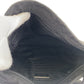 PRADA Shoulder Bag Nylon, Leather Black SilverMetal Shoulder Bag pochette Testo Saffiano Triangle With logo Women Used Authentic